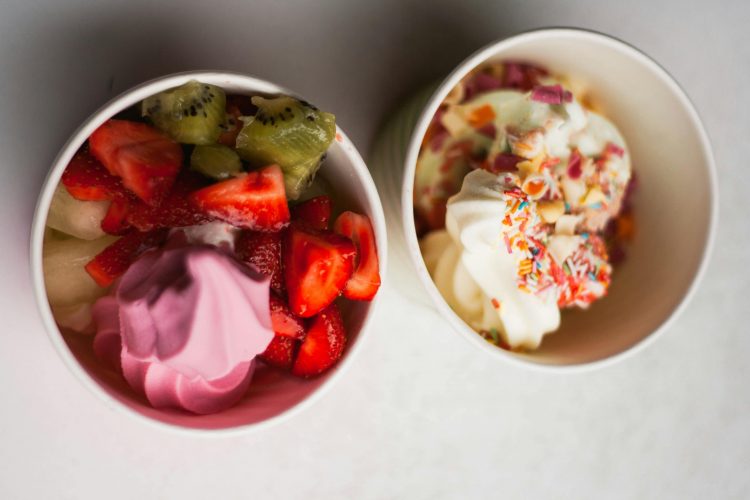 frozen yogurt vs ice cream